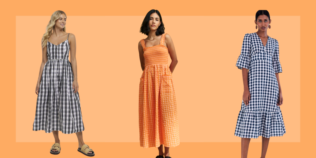 Gingham Midi