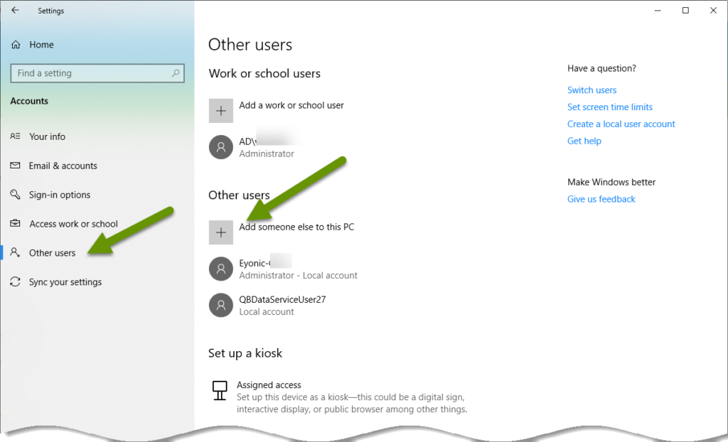 Local Users and Groups