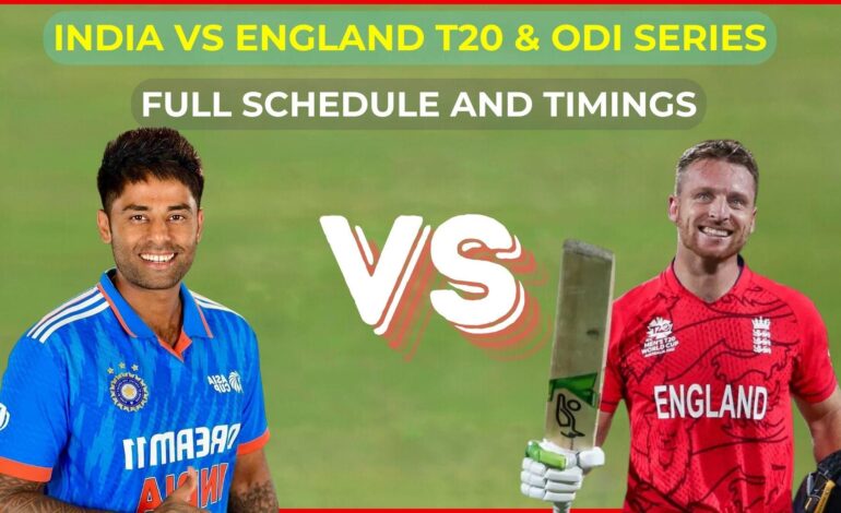 India National Cricket Team vs England Cricket Team Timeline